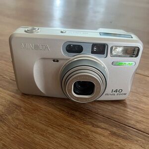 Minolta Riva Zoom 140 Silver Film Camera
